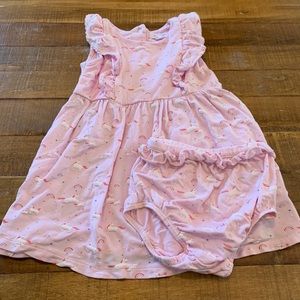 Angel Dear unicorn dress with bloomers 🦄